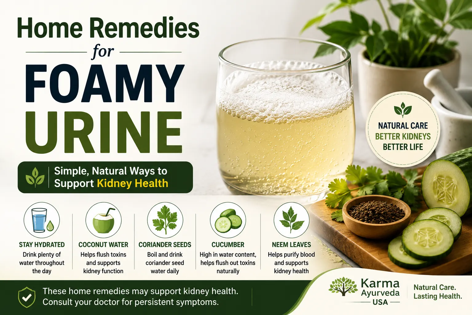 Home Remedies for Foamy Urine